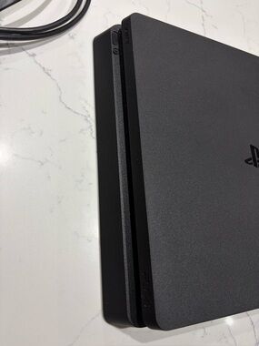 Sony Black PS4 Slim Console - Matte Black Finish like new